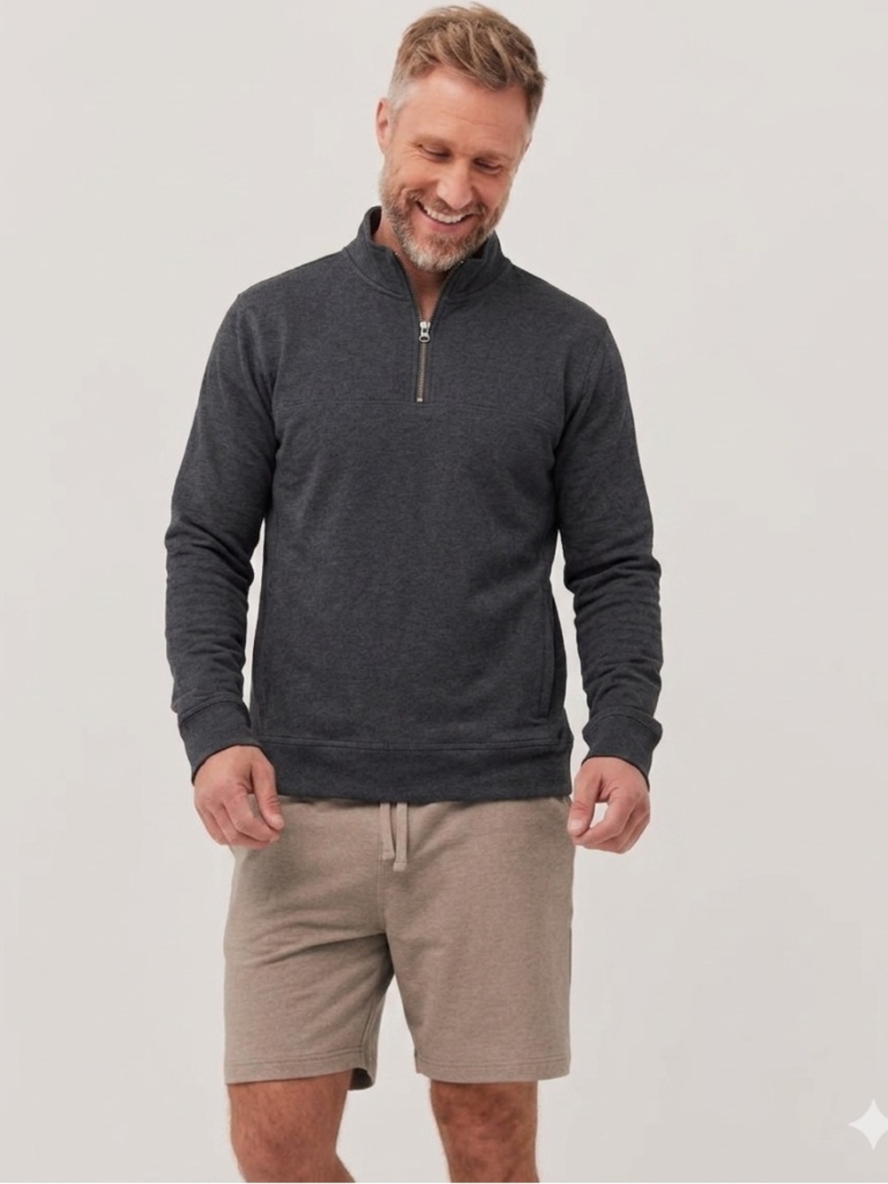 NWT Pact 1/4 Zip Sweatshirt Large